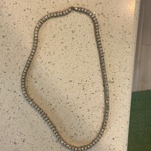 GLD SHOP 16” STERLING SILVER TENNIS NECKLASS